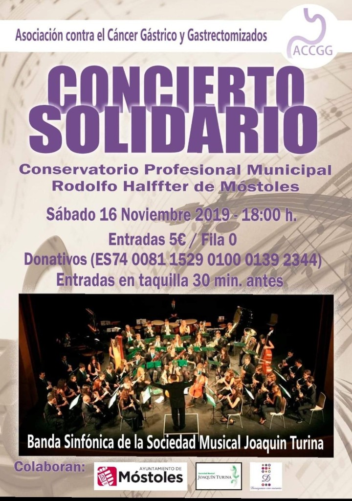 CONCIERTO SOLIDARIO CONSERVATORIO RODOLFO HALFFTER MOSTOLES