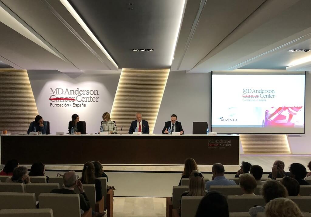 Adventia Pharma proitagonsta en la jornada del 28 de noviembre del día internacional contra el cáncer gástrico en la Fundación MD Anderson